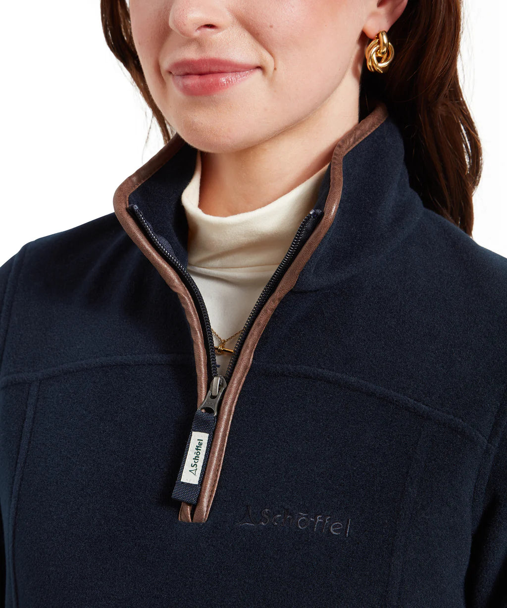 Schoffel, Tilton 1/4 Zip Fleece - (Navy)