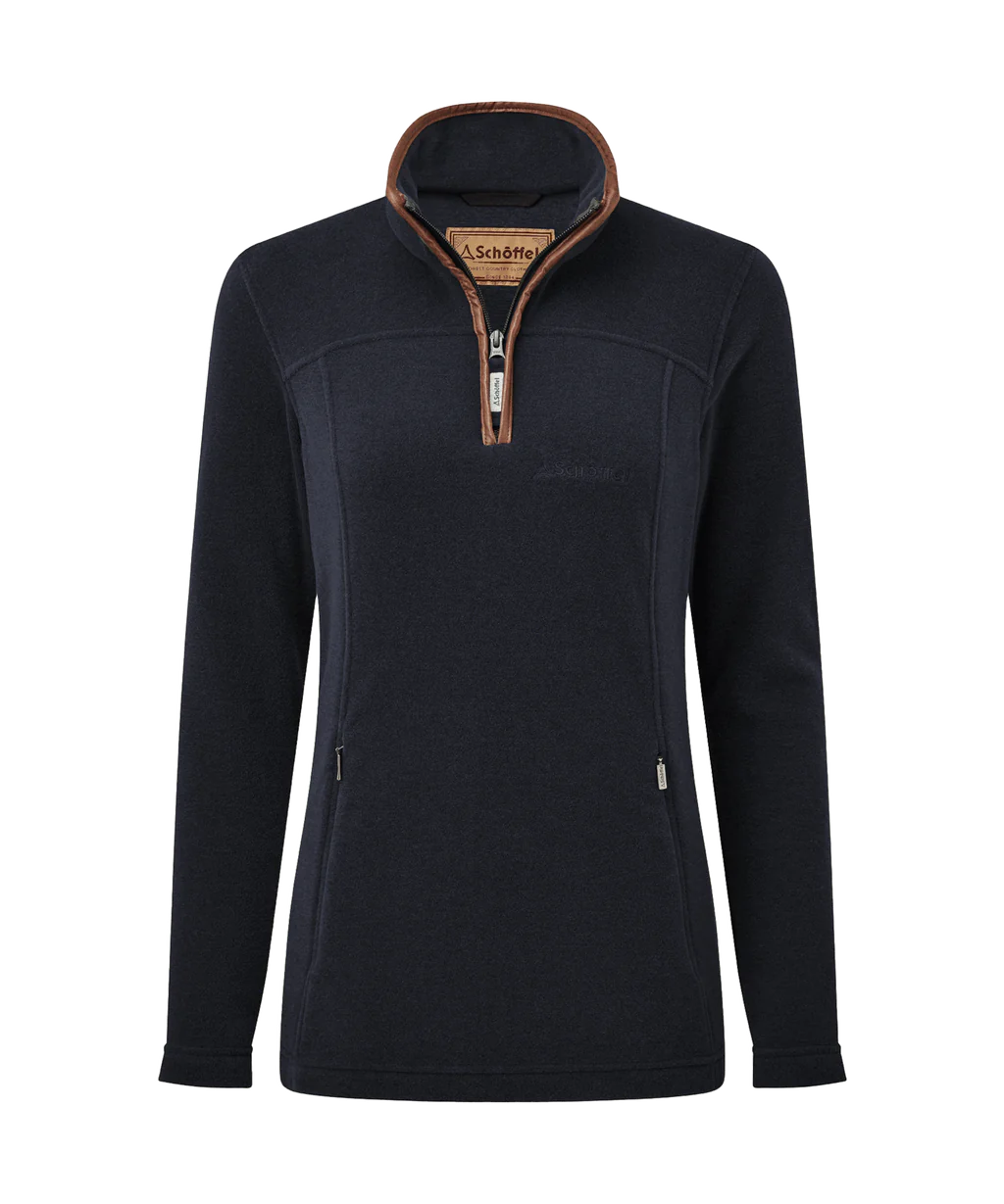 Schoffel, Tilton 1/4 Zip Fleece - (Navy)