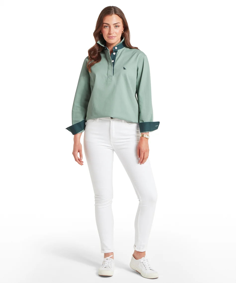 Schöffel Shirts , the Treloyhan Deck Shirt (Surf Blue)