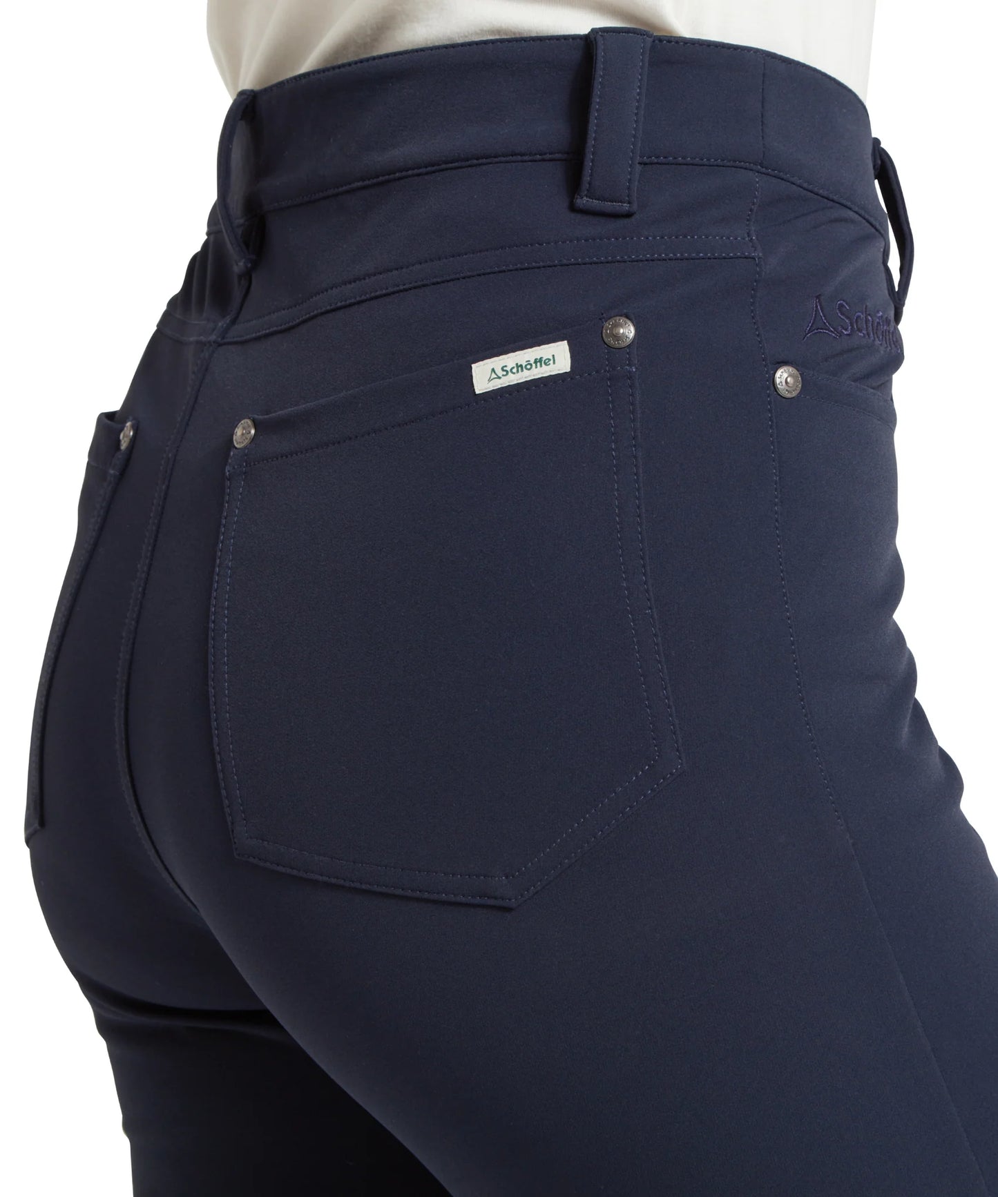 Schoffel Ladies Countrywear, the Whitwell Wr Trouser in True Navy