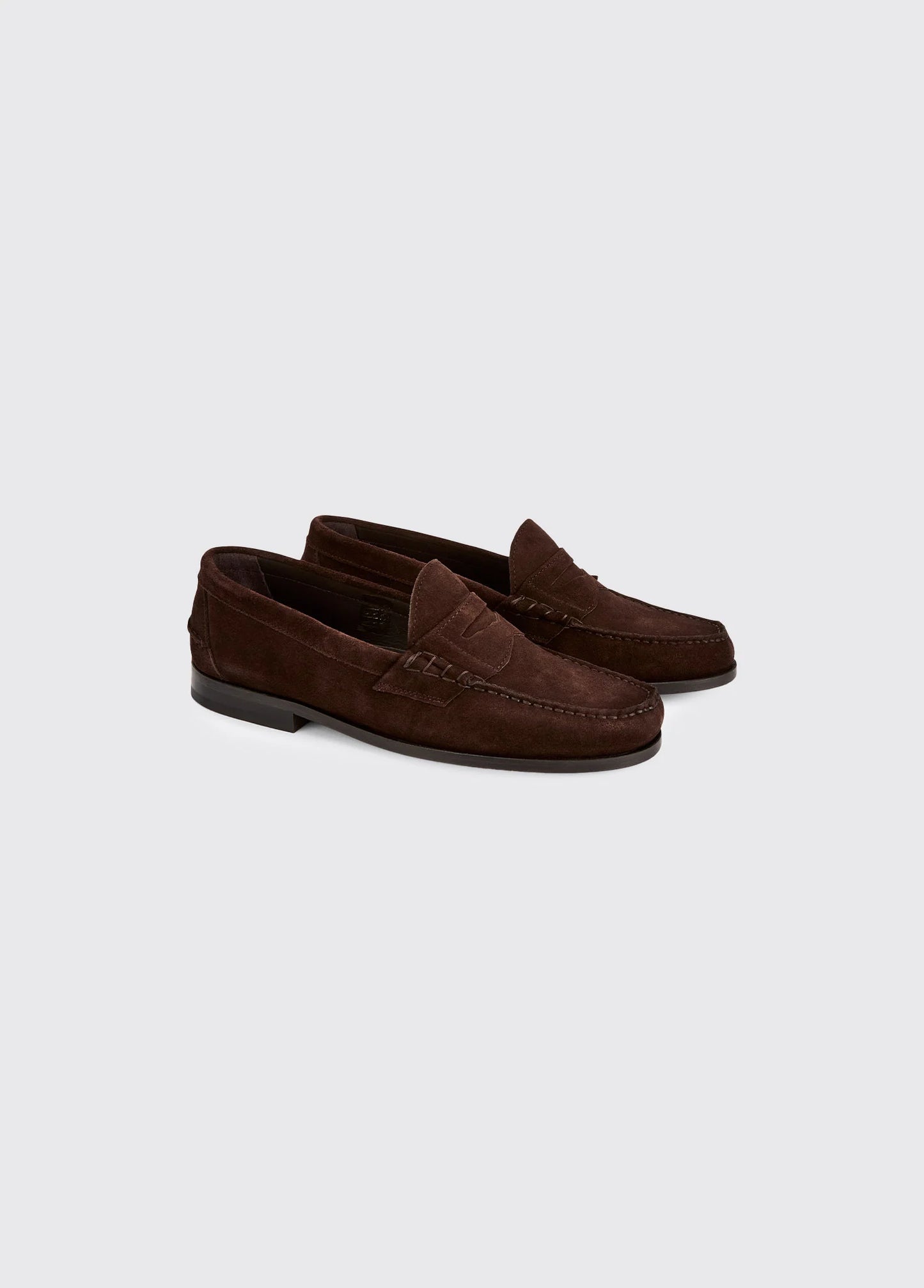 Dubarry of Ireland, the Stanford Suede Penny Loafer - Cigar