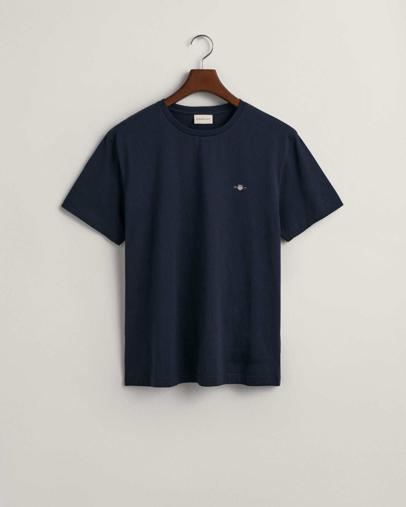 Gant, The Regular Fit Shield Ss T-Shirt -Evening Blue