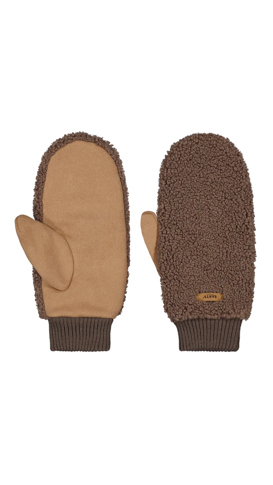 Barts - Teddy Mitts brown one size