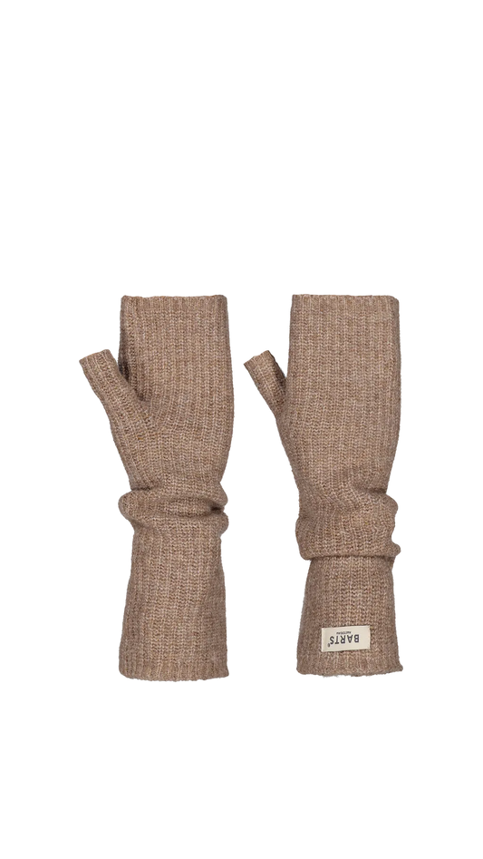 Barts - Darty Fingerless Gloves light brown one size