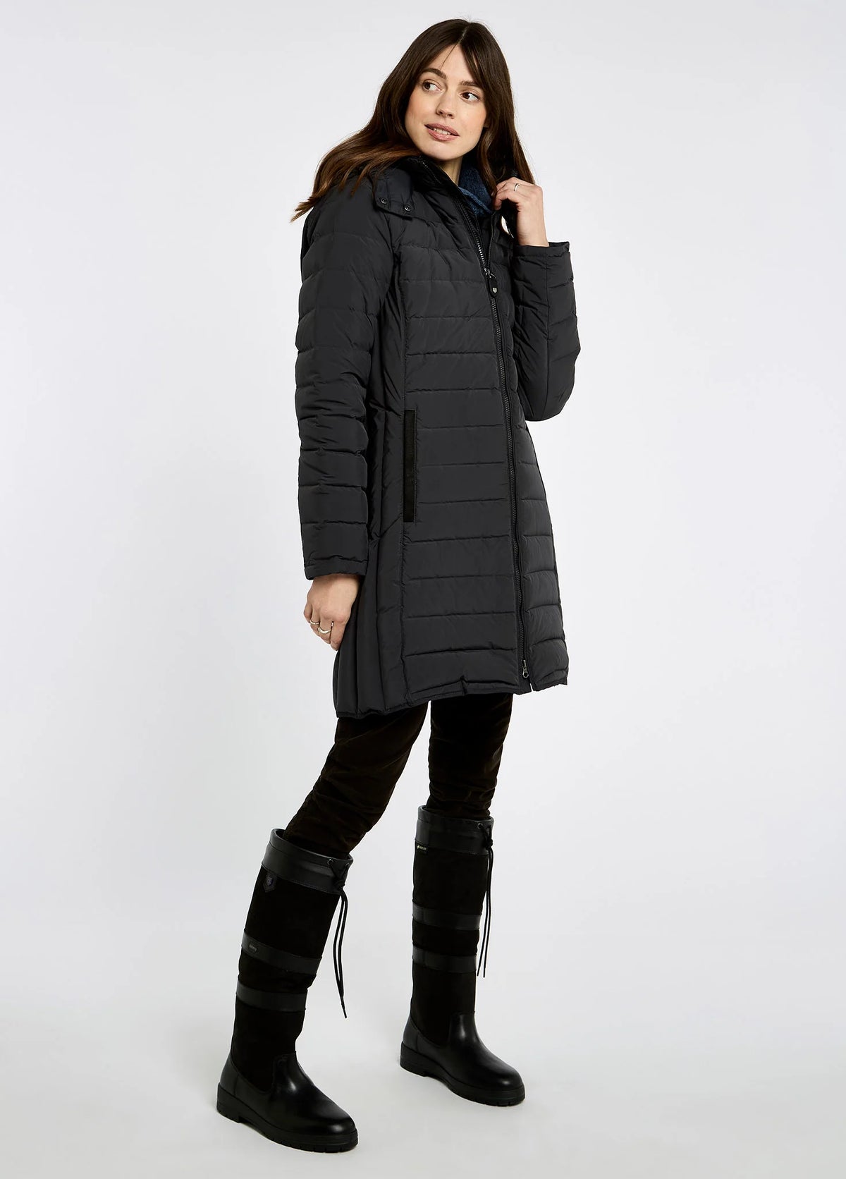 Dubarry of Ireland Jackets & Coats, the Ballybrophy in Charcoal
