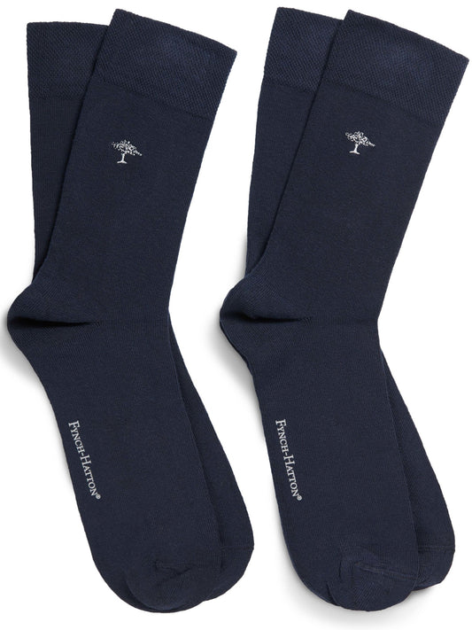 Fynch-Hatton Socks, Double Pack 0000  0600