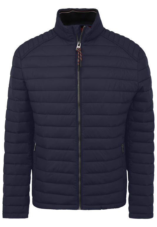 Fynch Hatton Casual Fit Quilted Jacket, Jackets & Coats in regular Classic fit.   Chosen in a navy colour. ( 1221  2600 686)