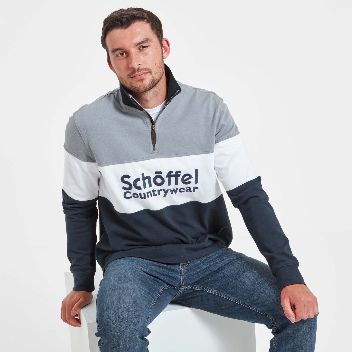Schoffel Sweatshirt, the Exeter Heritage 1/4 Zip