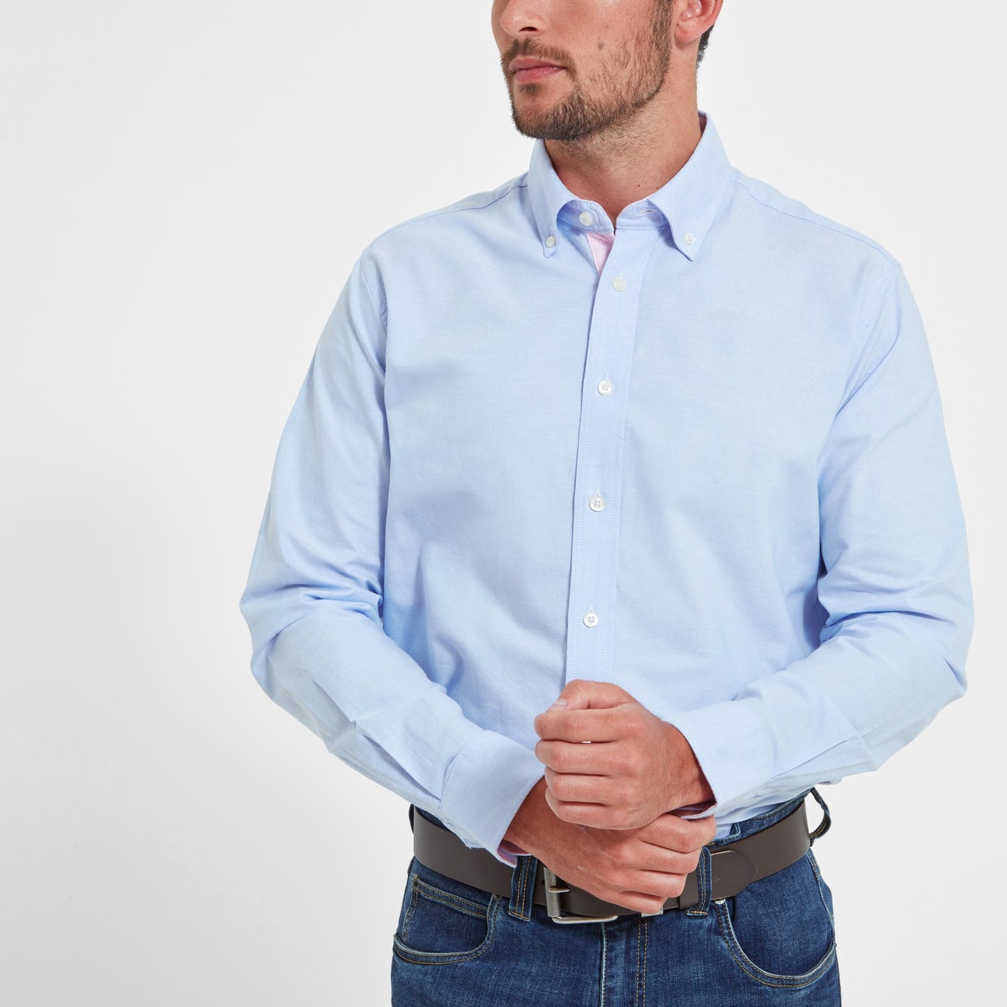 Schoffel Shirts, the Holt Soft Oxford Tailored Shirt