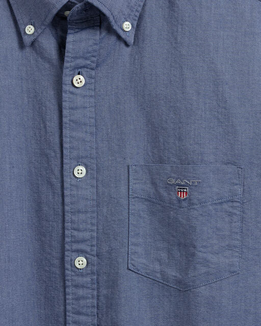 Gant Shirts - Regular Fit Oxford Short Sleeve Button Down