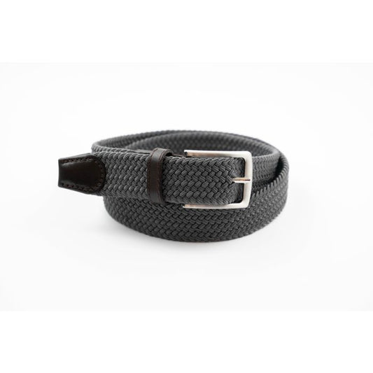 Ibex Grey 35mm Woven Jeans Belt