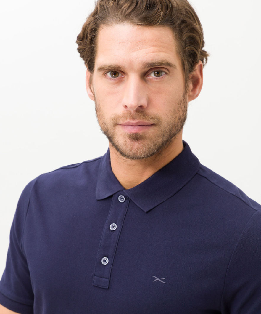 Brax, The Pete U   Knit shirt, short-sleeved, polo collar