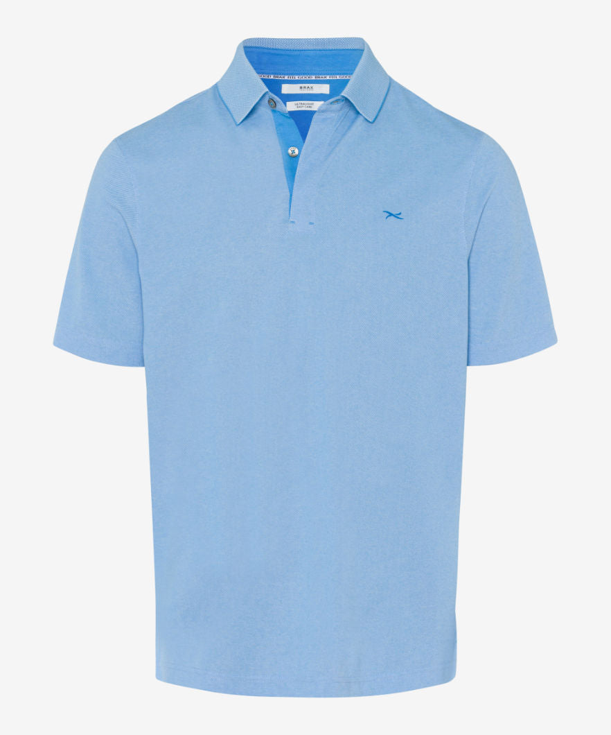 Brax, The Petter   Knit shirt, short-sleeved, polo collar