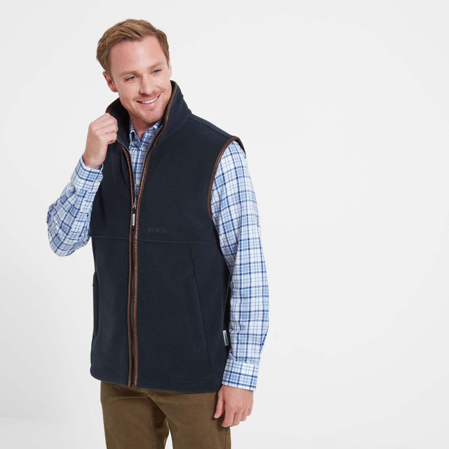 Schoffel Oakham Fleece Gilet - Navy 8880