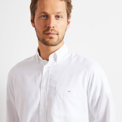 Eden Park Shirts - White cotton shirt - classic Oxford Shirt