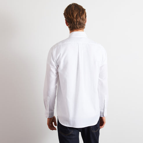 Eden Park Shirts - White cotton shirt - classic Oxford Shirt