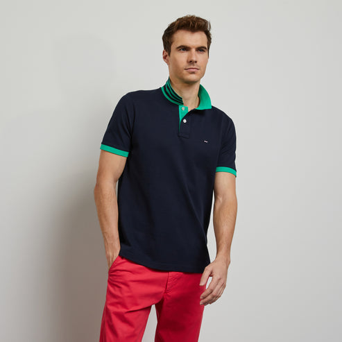 Eden Park Polo Shirts -the "H Ble Polo Mc R Capitaine"