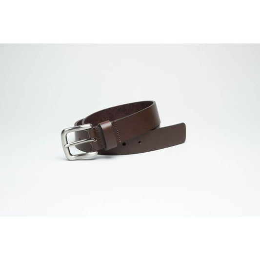 Brown Leather Belt - 35 mm Full Grain Soft Harness