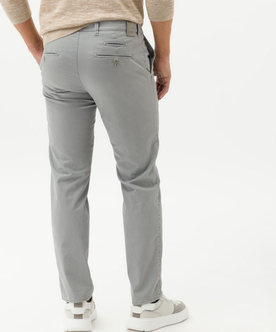 Brax, The Fabio In Flat-front/chinos, stretch cotton (Alloy Grey, 7)