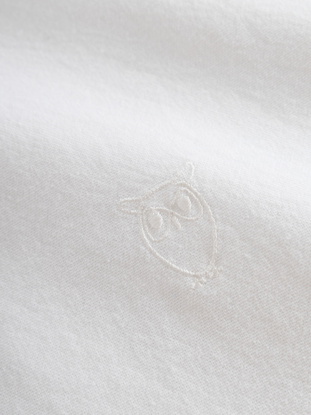 Knowledge Cotton, the Small owl oxford custom tailored shirt - GOTS/Vegan