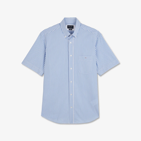 Eden Park Shirts -the "H Ble Chemisette R Stripe" - classic Oxford Shirt