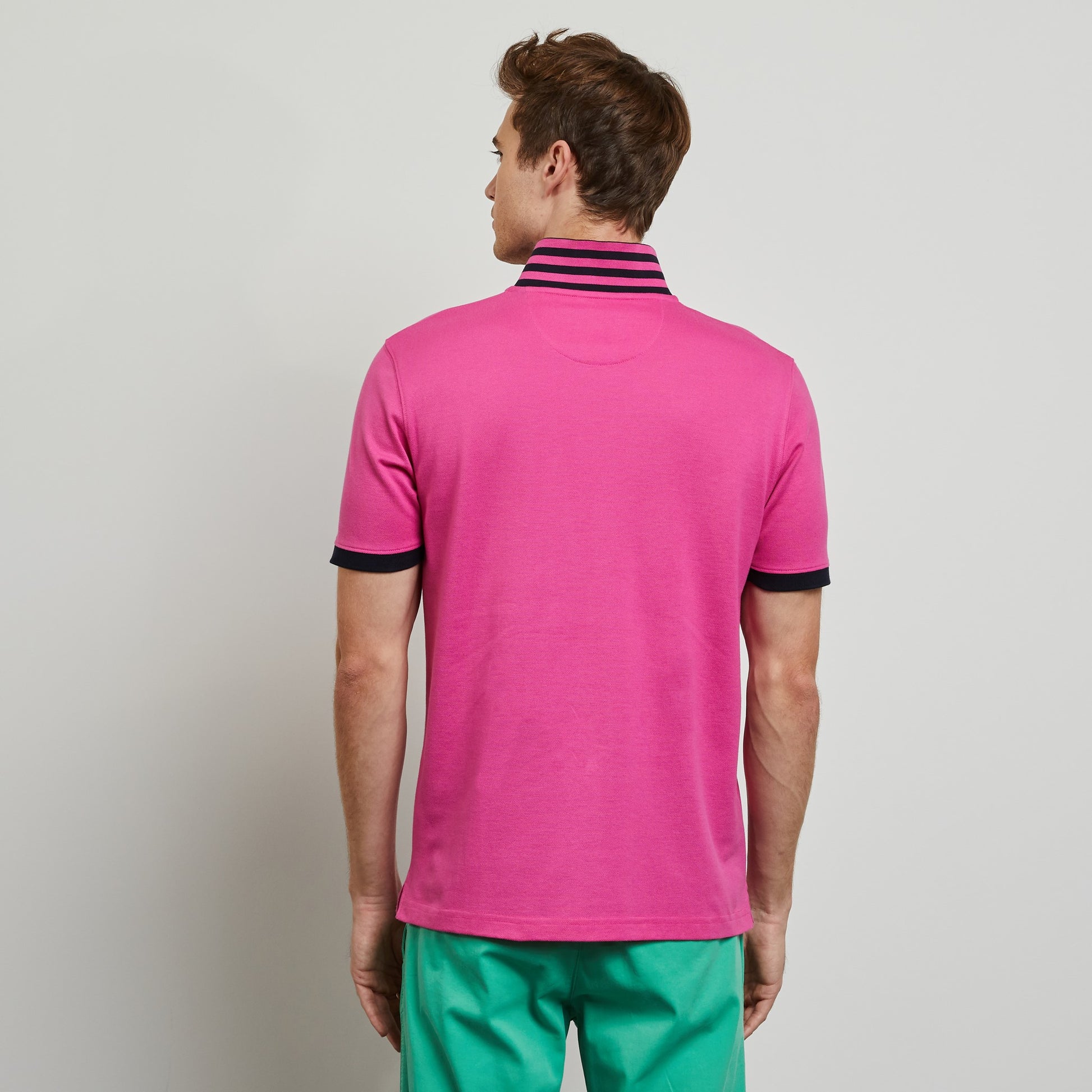 Polo Ralph Lauren Classic-Fit Soft Cotton Printed Carmel Pink Short-Sleeve  Polo Shirt
