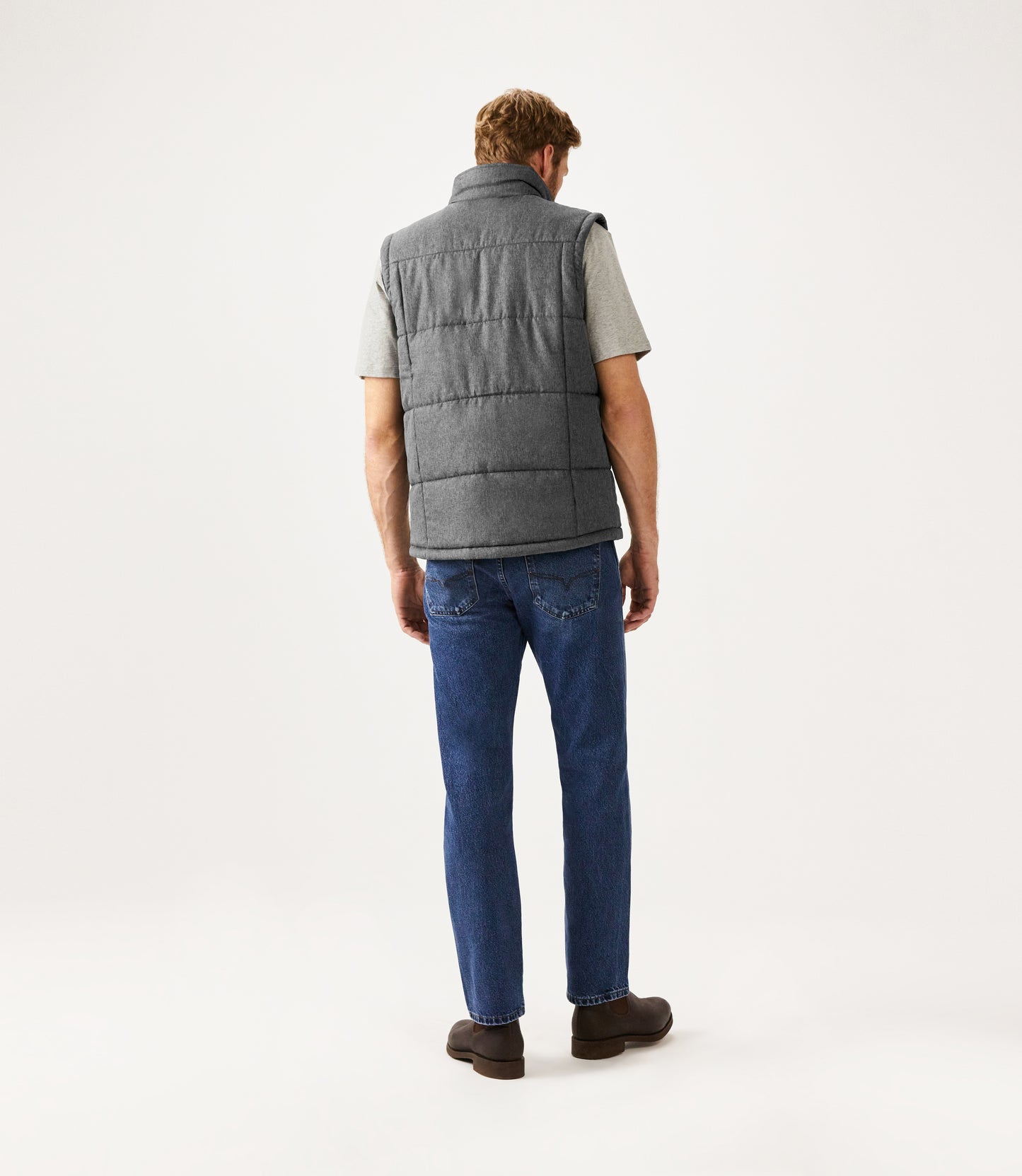 R.M. Williams, the Paterson Creek Vest in Charcoal