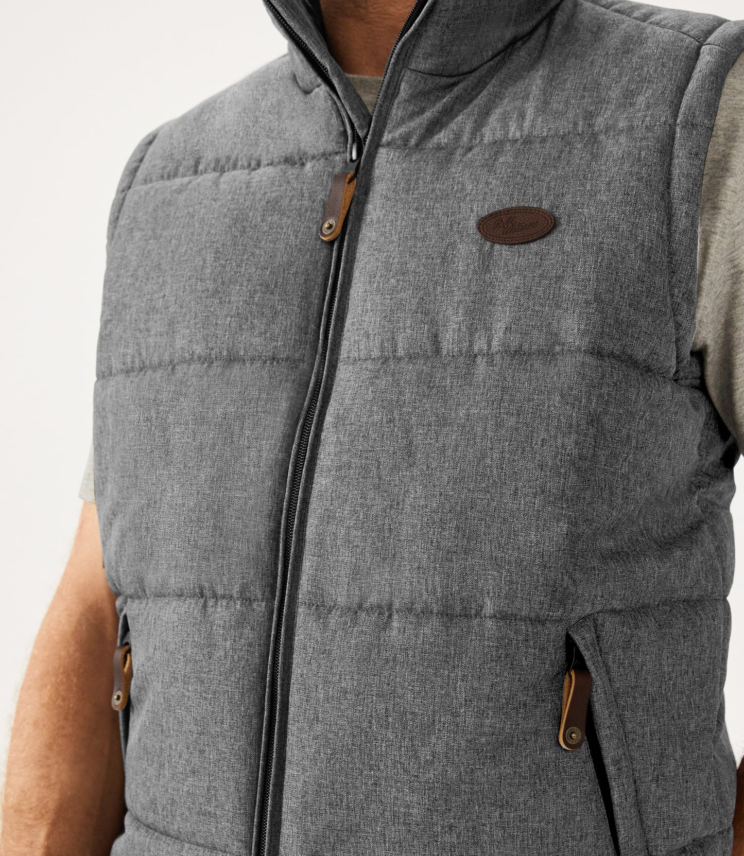 R.M. Williams, the Paterson Creek Vest in Charcoal