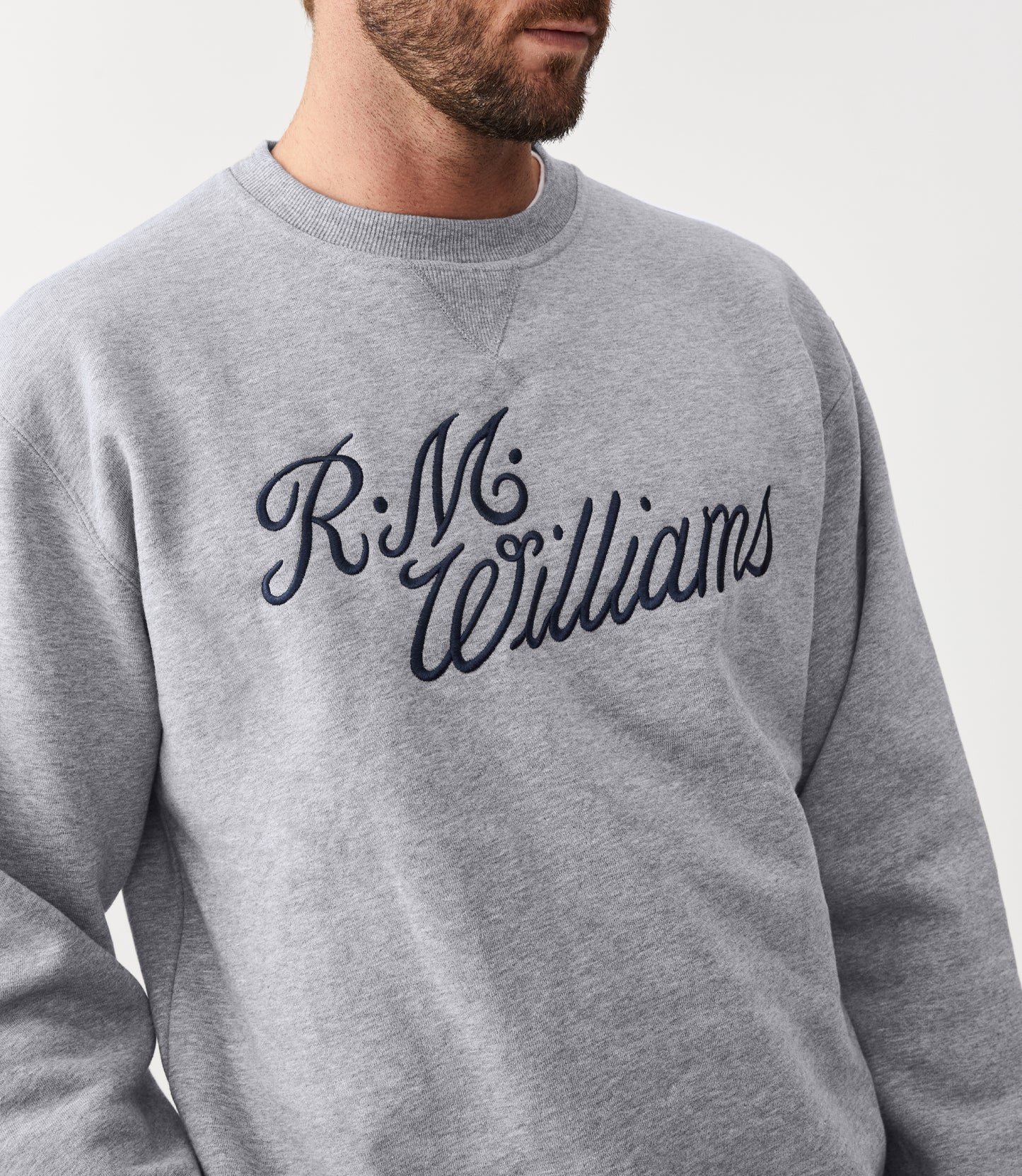 R.M. Williams, the R.M..W. Script Crew Neck